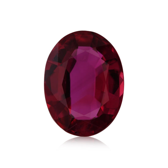 2.02 Carat Red MOZAMBIQUE Oval Ruby CD