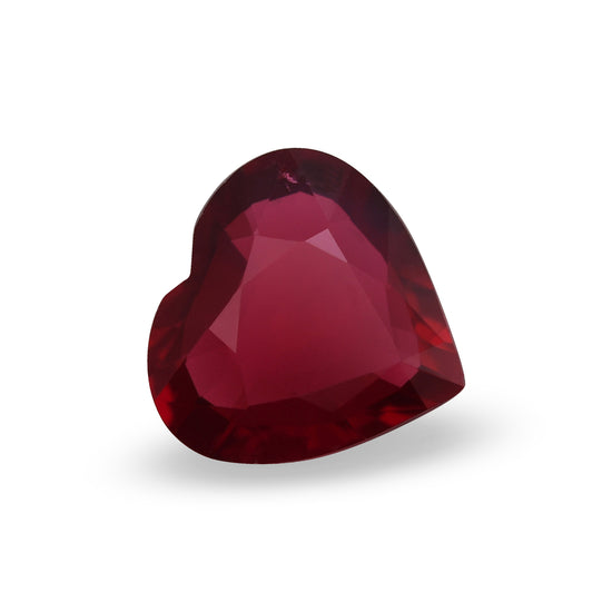1.16 Carat Red MOZAMBIQUE Heart Ruby
