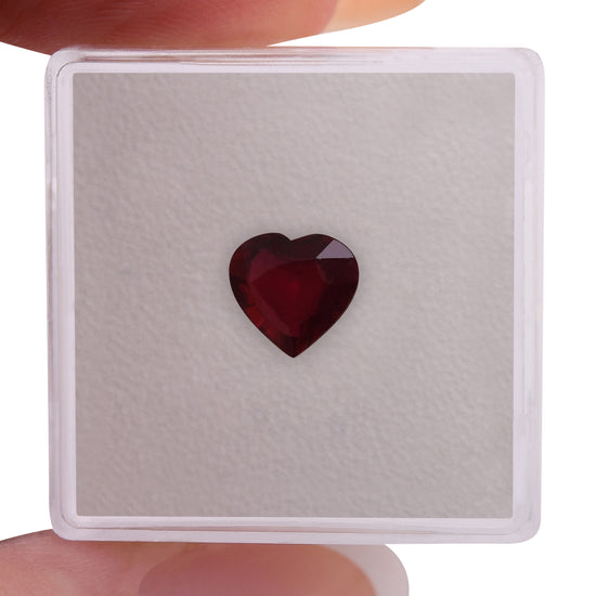 1.16 Carat Red MOZAMBIQUE Heart Ruby
