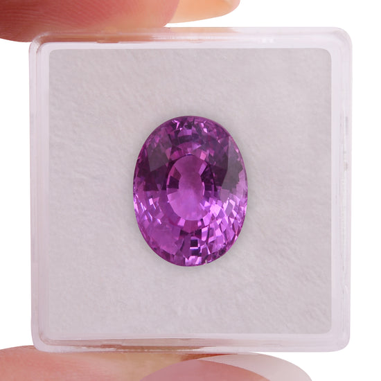 10.16 Carat Pink SRI LANKAN Oval Sapphire CD