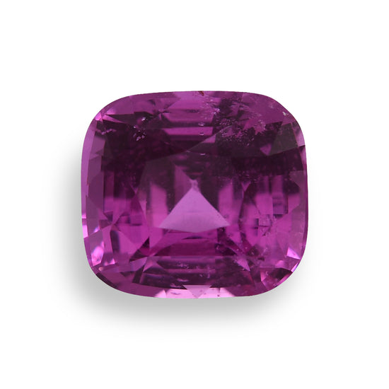 3.22 Carat Pink MADAGASCAR Cushion Sapphire CD