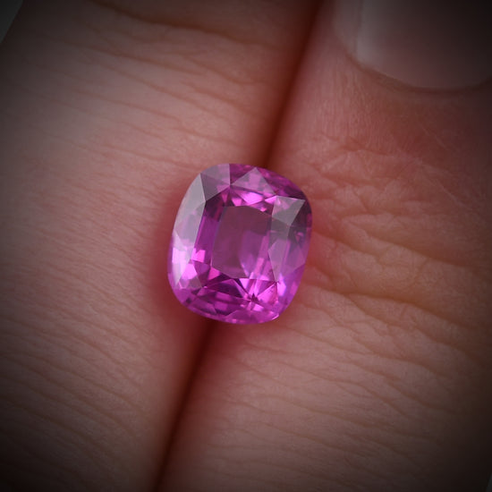 2.63 Carat Pink MADAGASCAR Cushion Sapphire