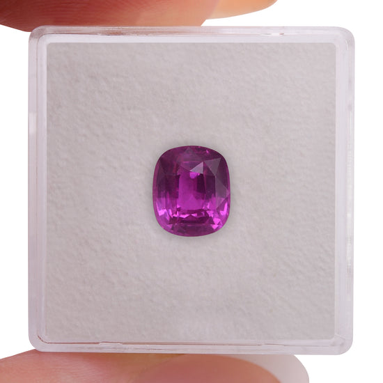 2.63 Carat Pink MADAGASCAR Cushion Sapphire