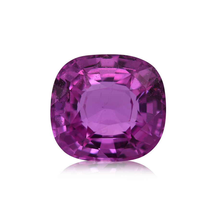 3.05 Carat Pink MADAGASCAR Cushion Sapphire CD