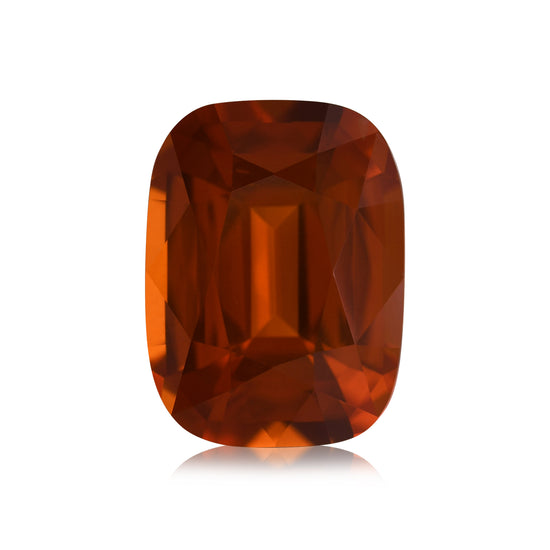 7.33 Karat orange SRI LANKA Kissenschliff Saphir CD