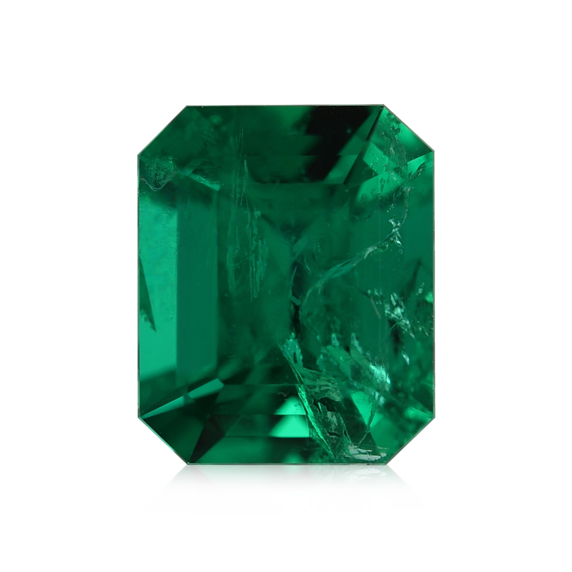 1.14 Carat Vivid Green COLOMBIAN Emerald Emerald CD | LEIBISH