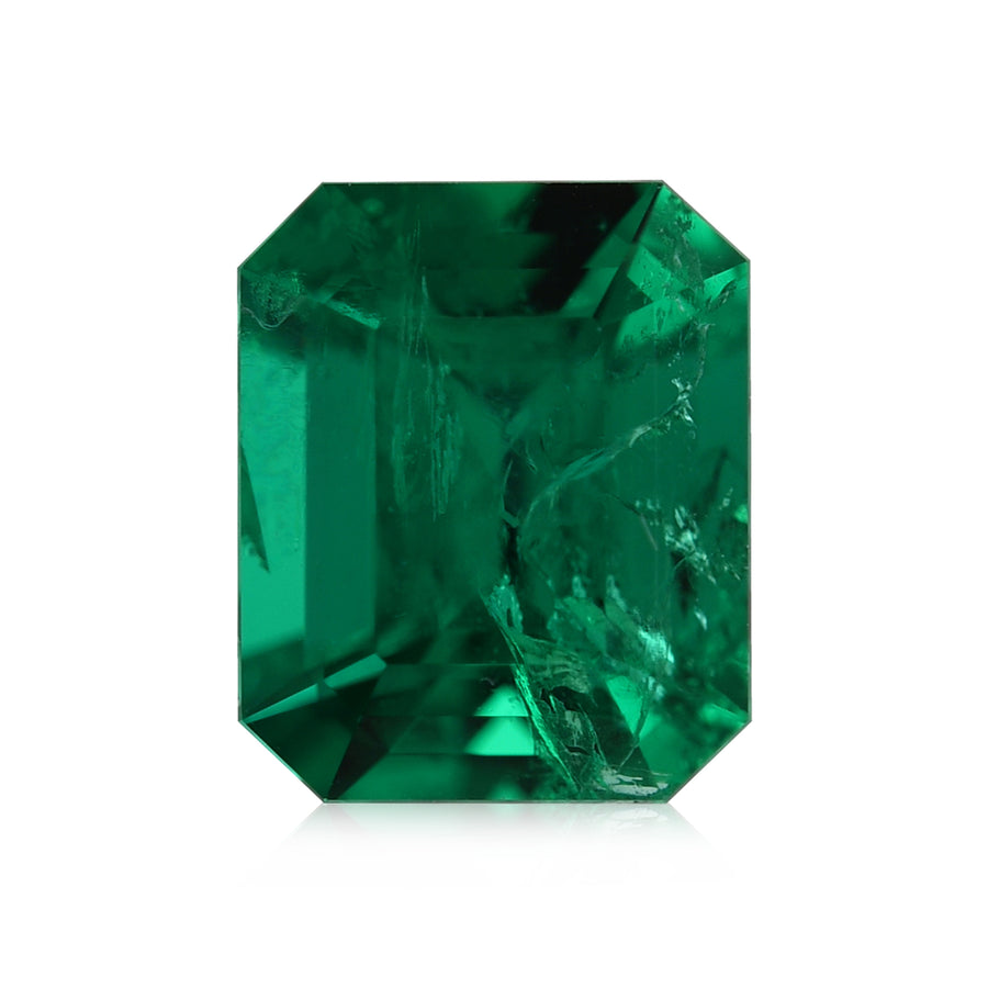 1.14 Carat Green COLOMBIAN Emerald Emerald MUZO & CD