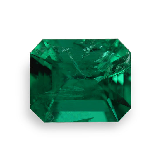 1.14 Carat Vivid Green COLOMBIAN Emerald Emerald CD