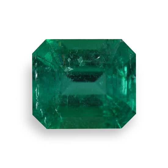 1.40 Carat Vivid Green COLOMBIAN Emerald Emerald CD and Muzo