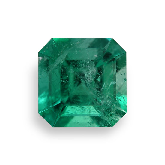1.67 Carat Green COLOMBIAN Emerald Emerald CD and Muzo