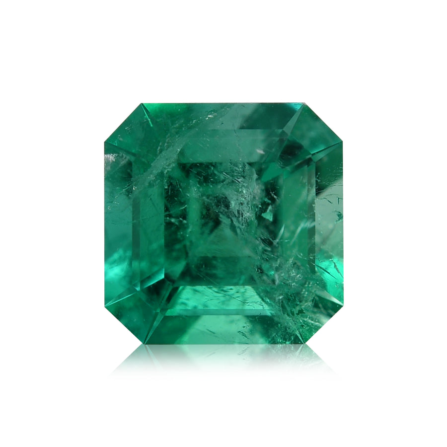 1.67 Carat Green COLOMBIAN Emerald Emerald MUZO & CD