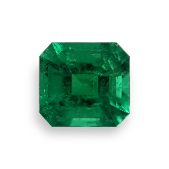 1.30 Carat Vivid Green COLOMBIAN Emerald Emerald CD and Muzo