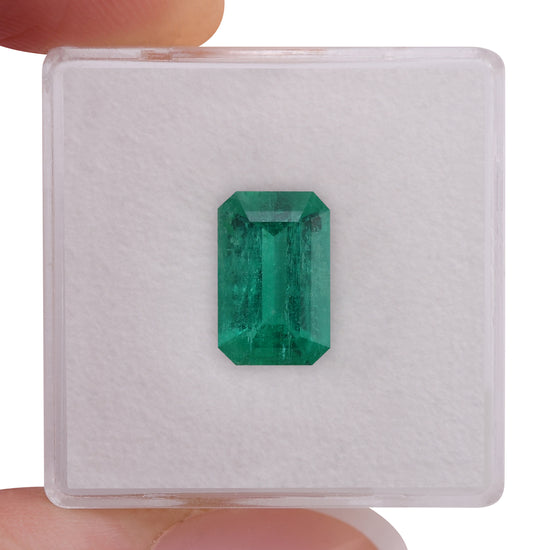 2.03 Carat Green COLOMBIAN Emerald Emerald CD and Muzo