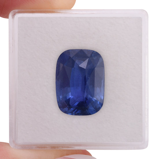 9.04 Carat Blue MADAGASCAR Cushion Sapphire AGL