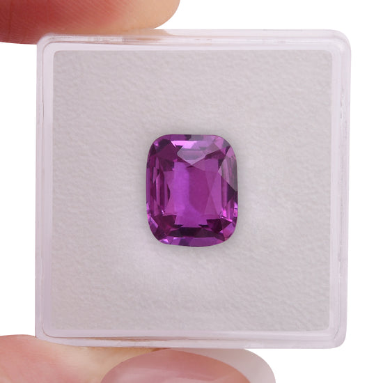 3.70 Carat Pink MADAGASCAR Pear Sapphire AGL