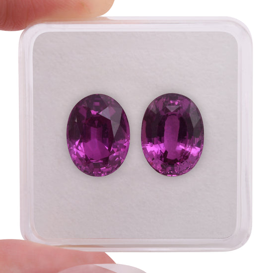16.43 Carat Pink MADAGASCAR Oval Sapphire CD