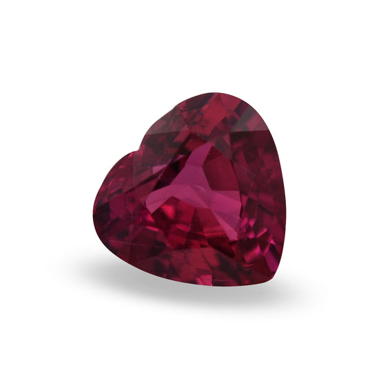 1.71 Carat Red MOZAMBIQUE Heart Ruby GIA