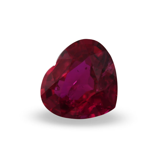 1.51 Carat Red MOZAMBICAN Heart Ruby GIA