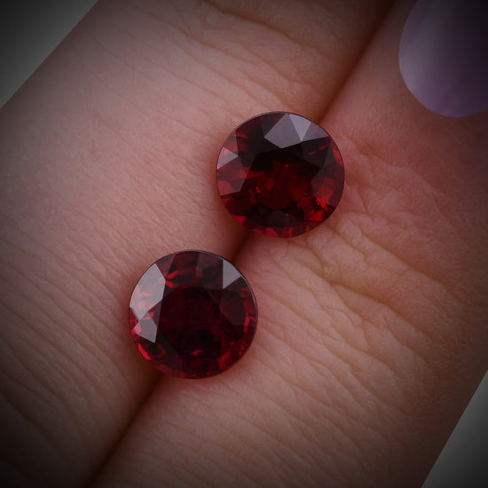 3.27 Carat Red MOZAMBICAN Round Ruby GIA