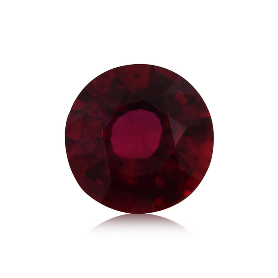 1,48 Karat Roter MOZAMBIKANISCHER runder Rubin GIA