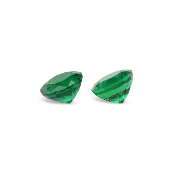 3.12 Carat Green  Round Emerald