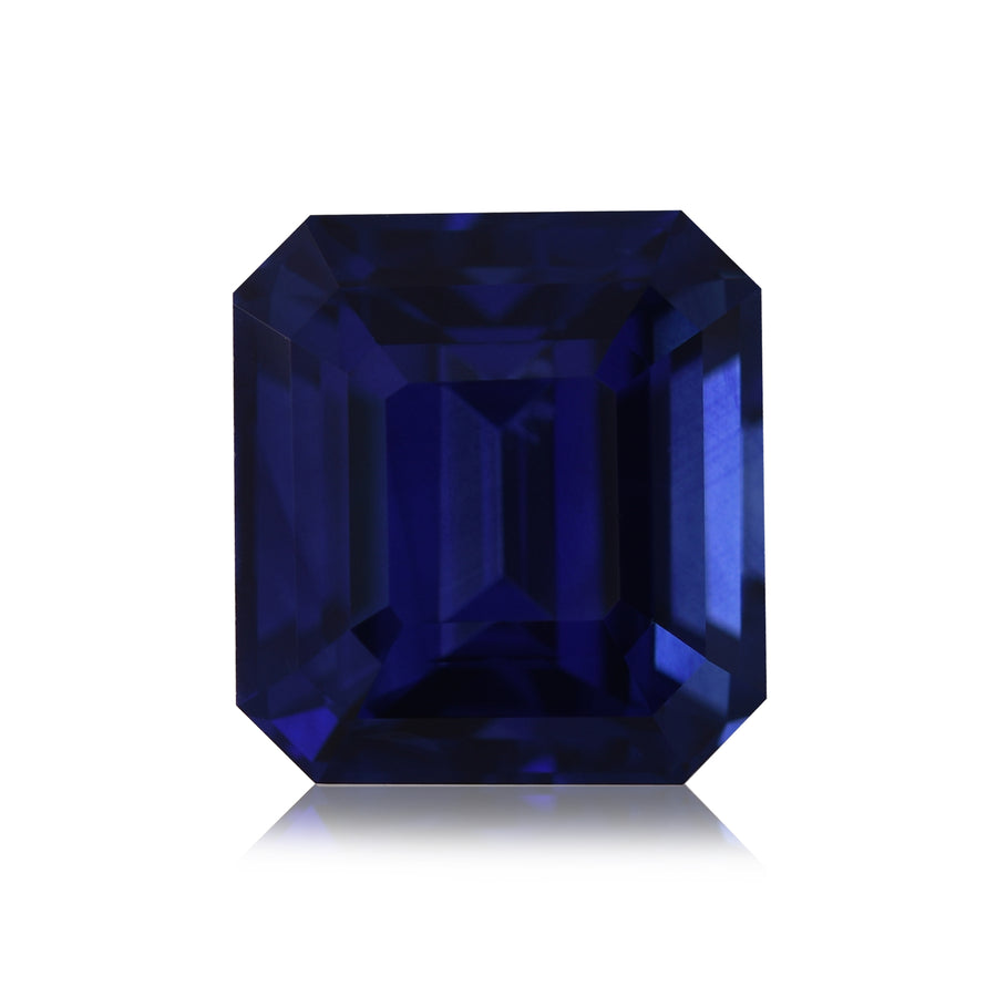 7,57 Karat blauer SRI LANKAN Smaragd Saphir CD
