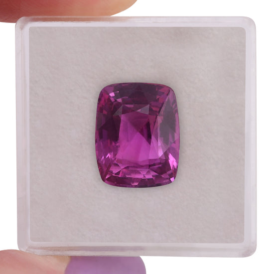 8.12 Carat Pink SRI LANKAN Cushion Sapphire CD