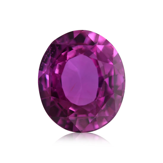 2,04 Karat pinker MADAGASKAR Oval-Saphir