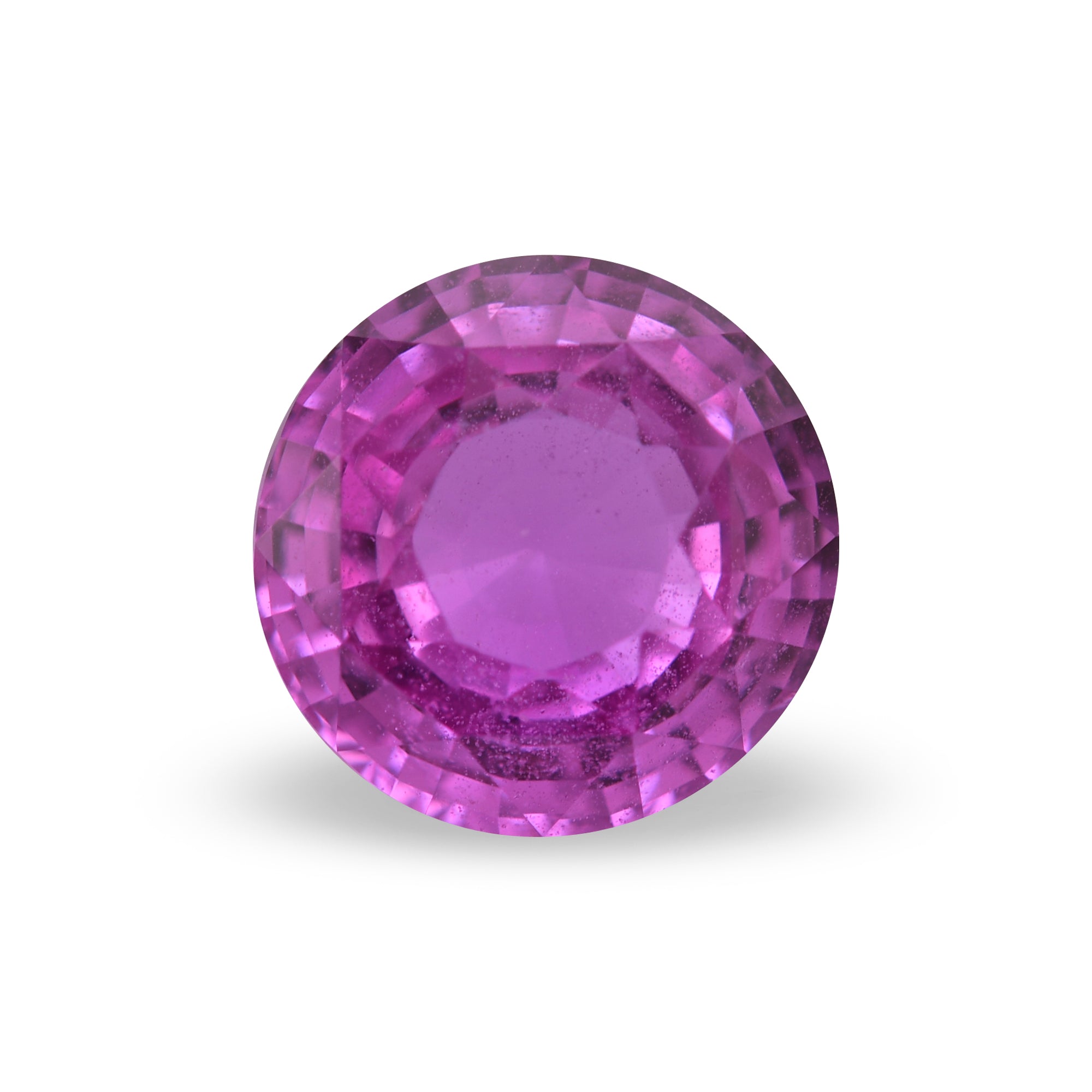 新品 PINK SAPPHIRE BEST FOR YOU CD 4.35 Carat Pink MADAGASCAR Round Sapphire CD | LEIBISH