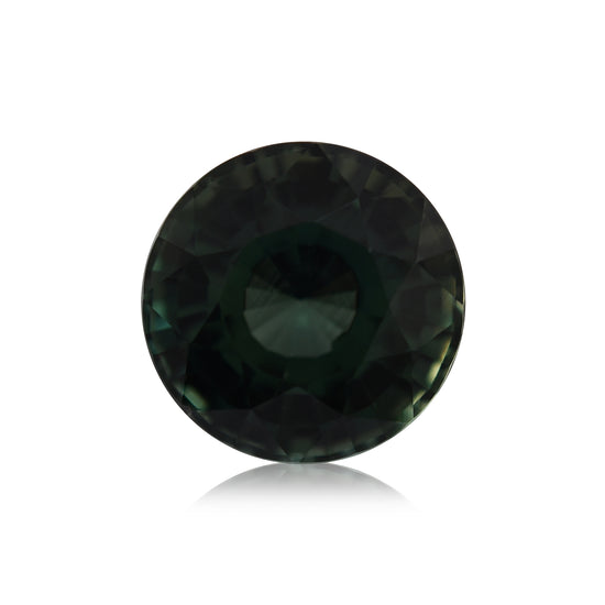 1.24 Carat Green MADAGASCAR Round Sapphire