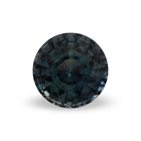1.33 Carat Green MADAGASCAR Round Sapphire