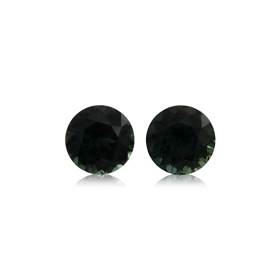 2.37 Carat Green MADAGASCAR Round Sapphire