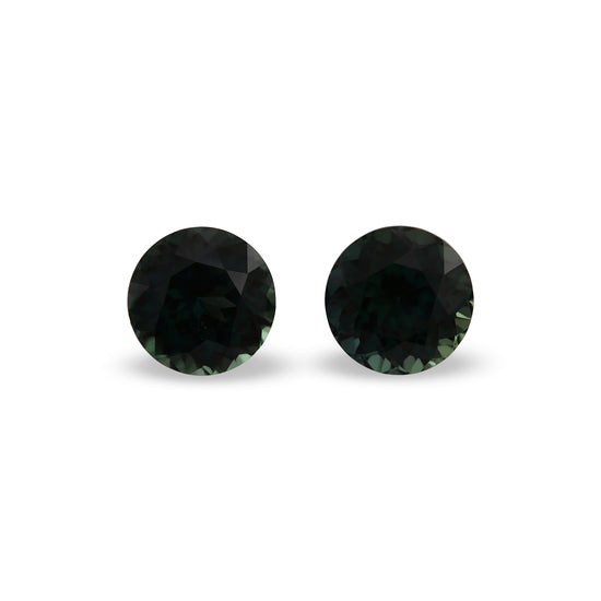 2.37 Carat Green MADAGASCAR Round Sapphire