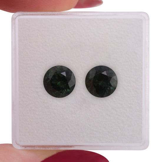 3.13 Carat Green MADAGASCAR Round Sapphire