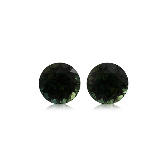3.13 Carat Green MADAGASCAR Round Sapphire