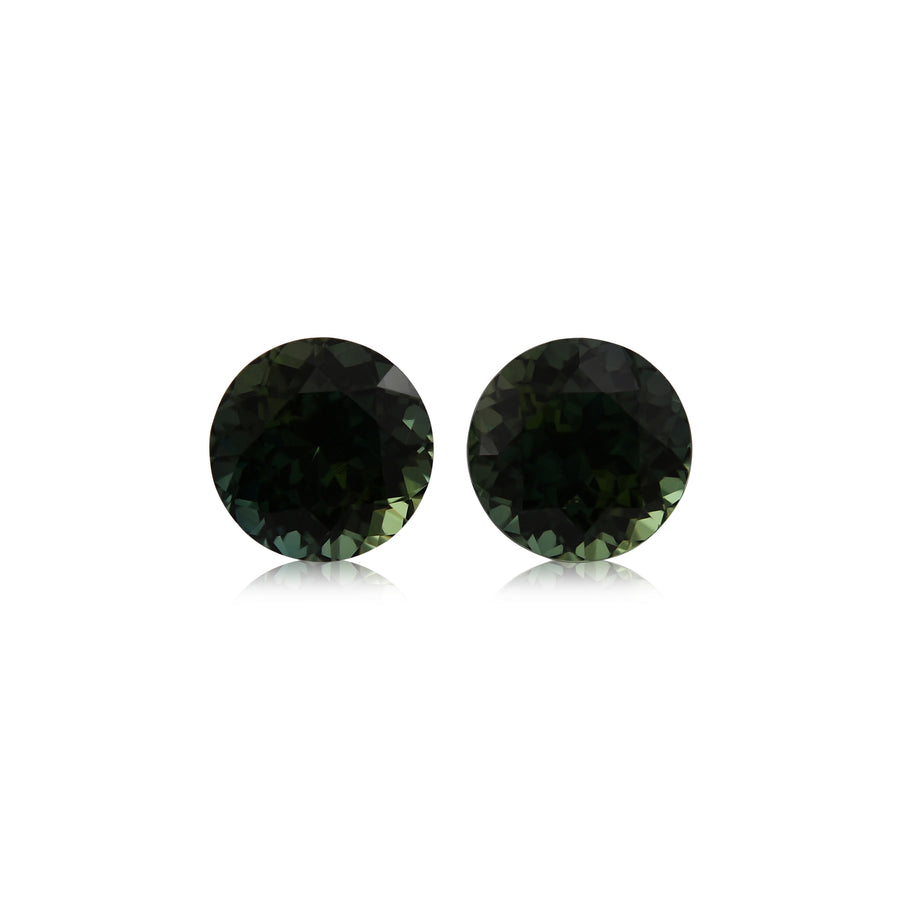 3.13 Carat Green MADAGASCAR Round Sapphire