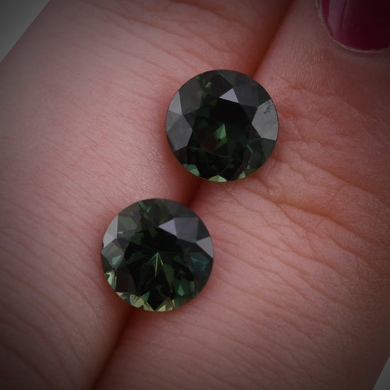 3.14 Carat Green MADAGASCAR Round Sapphire
