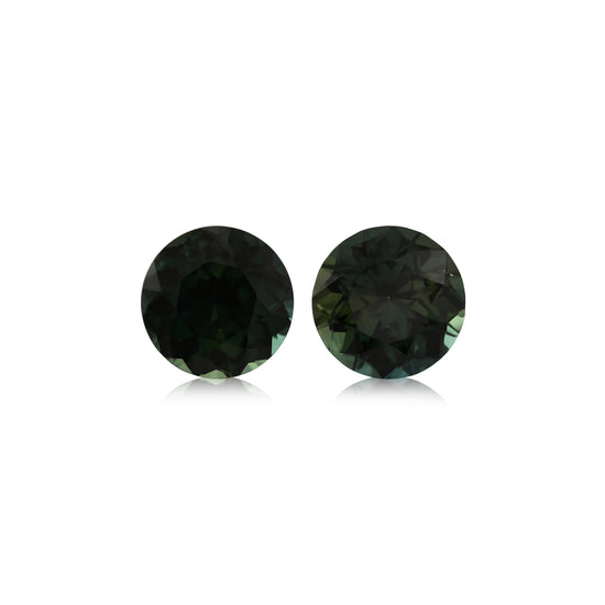 3.14 Carat Green MADAGASCAR Round Sapphire