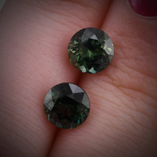 3.09 Carat Green MADAGASCAR Round Sapphire