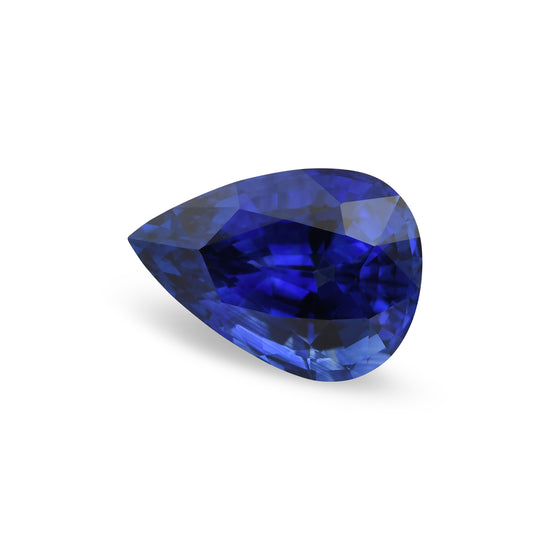 6.53 Carat Blue SRI LANKA Pear Sapphire GRS
