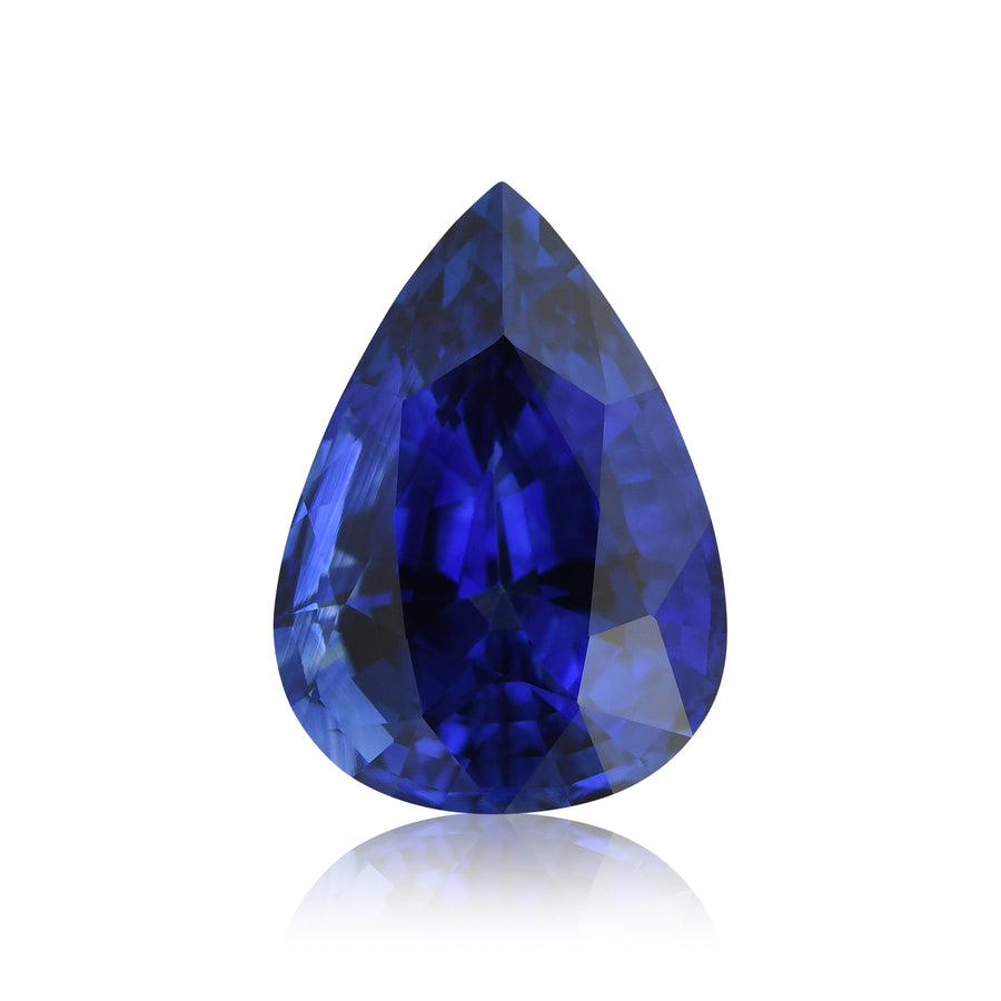 6.53 Carat Blue SRI LANKA Pear Sapphire GRS