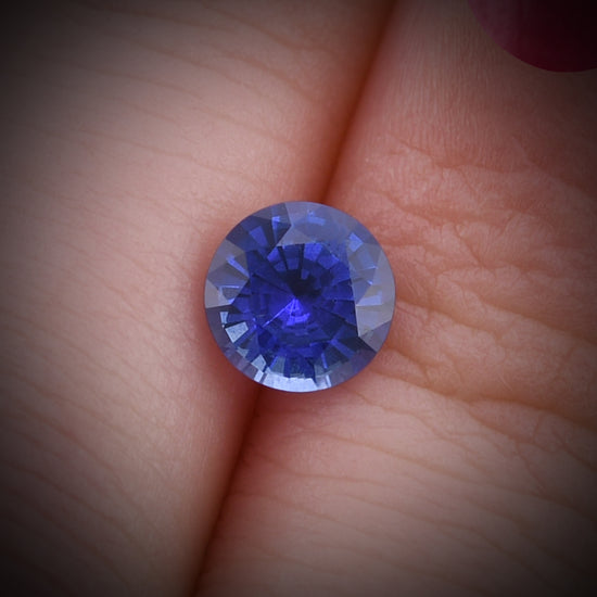 0.98 Carat Blue SRI LANKAN Round Sapphire