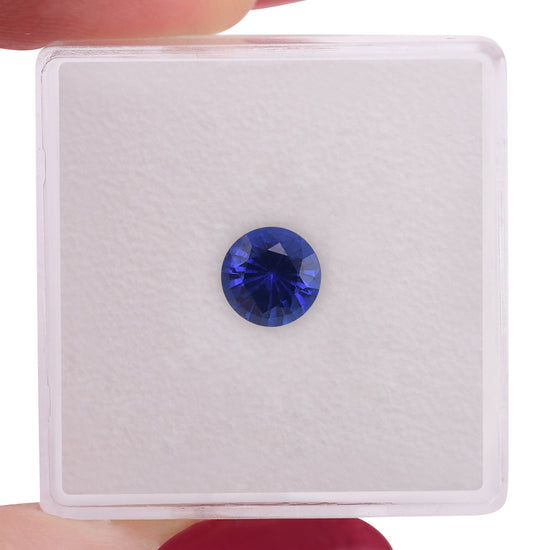 0.98 Carat Blue SRI LANKAN Round Sapphire