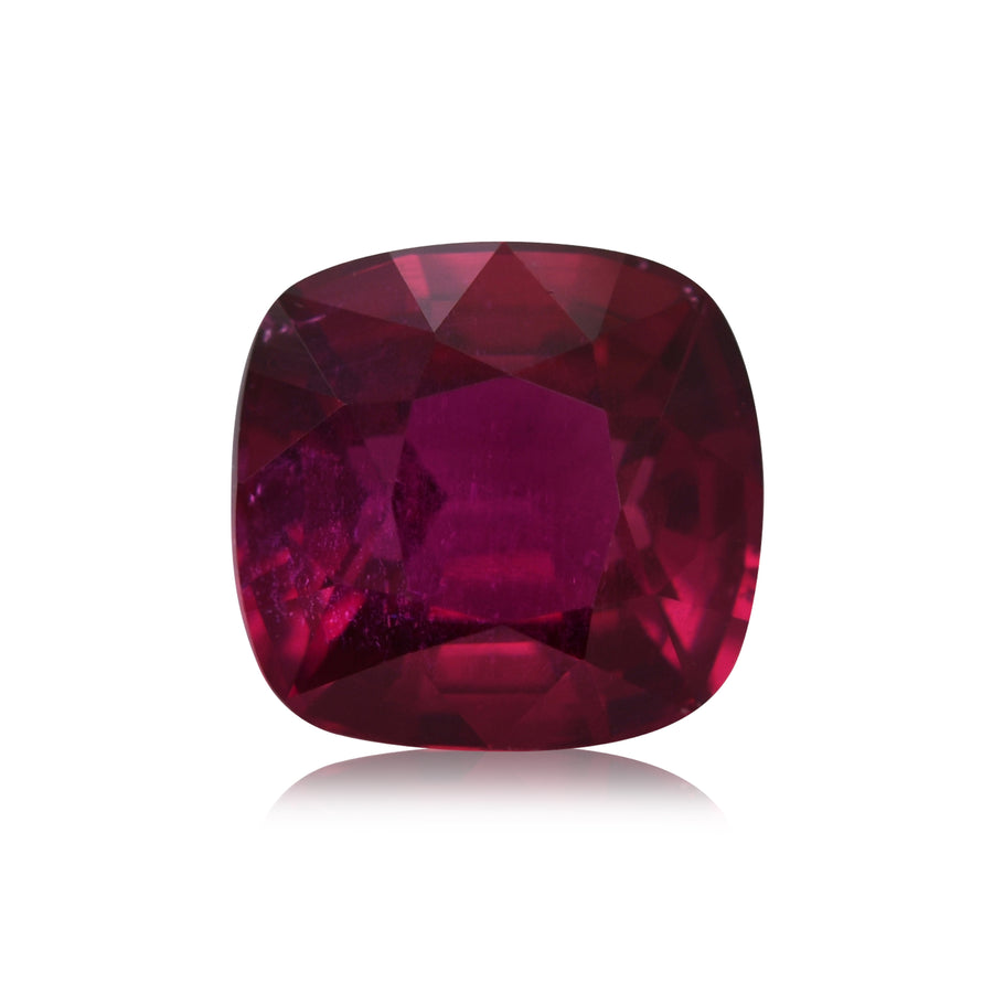 3.02 Carat Red MOZAMBIQUE Cushion Ruby AGL