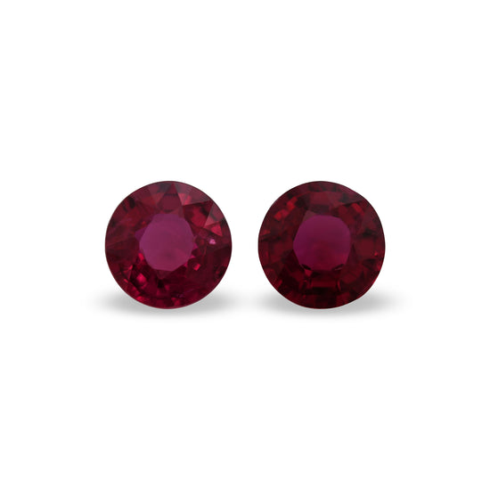 1.82 Carat Red MOZAMBICAN Round Ruby