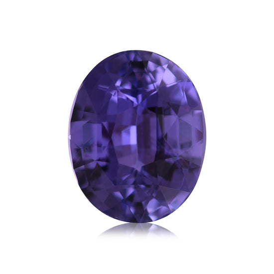 2,55 Karat violetter MADAGASKAR Oval-Saphir