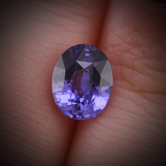 2.55 Carat Purple MADAGASCAR Oval Sapphire