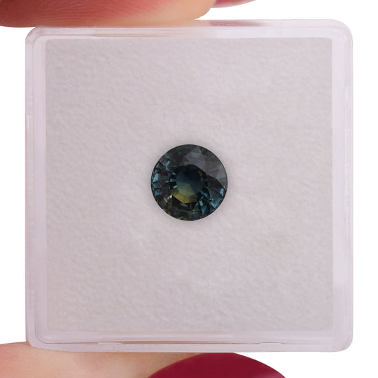 1.47 Carat Green MADAGASCAR Round Sapphire