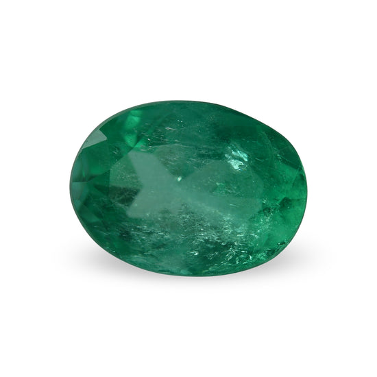 5,04 Karat Grüner KOLUMBIANISCHER Ovalschliff-Smaragd CD