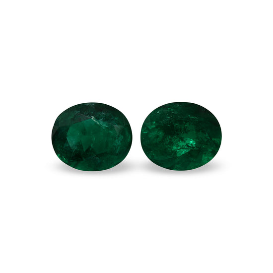 10.11 Carat Green COLOMBIAN Oval Emerald CD